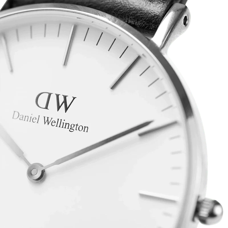 Daniel Wellington Classic Southampton Silver Eggshell White 36mm Watch