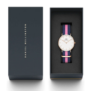 Daniel Wellington Classic Winchester Rose Gold Eggshell White 36mm Watch