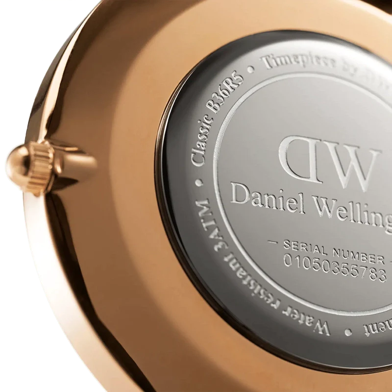 Daniel Wellington Classic Winchester Rose Gold Eggshell White 36mm Watch