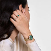 Daniel Wellington Crystalline Bezel Evergold Green