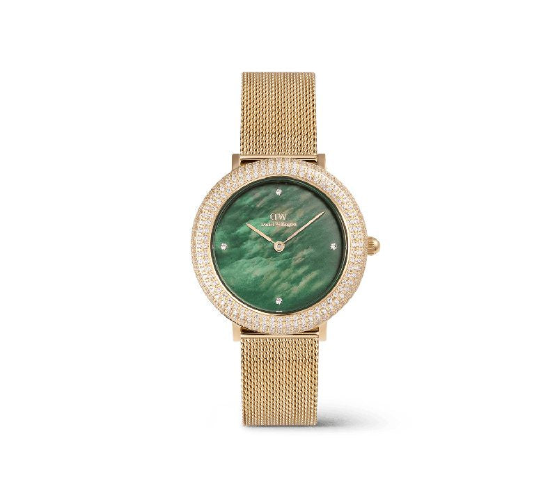 Daniel Wellington Crystalline Bezel Evergold Green