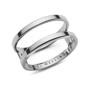 Daniel Wellington Elan Dual Ring Silver