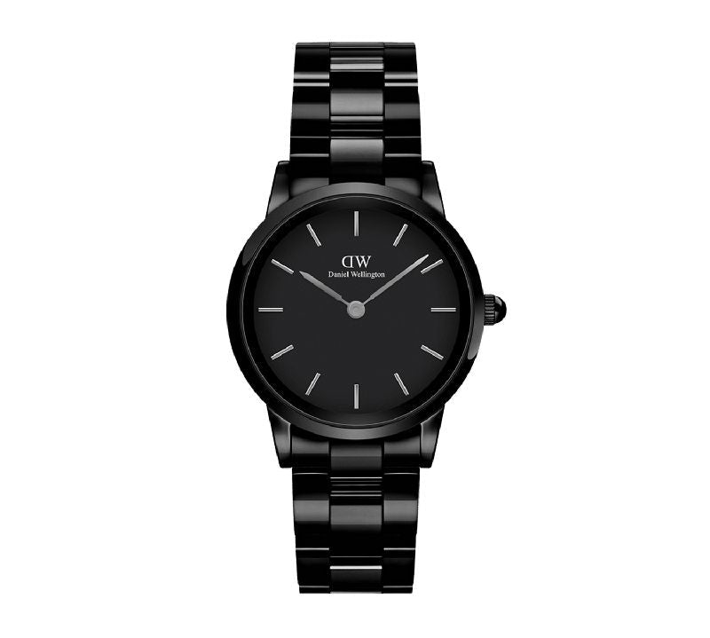 Daniel Wellington Iconic Link Black Ceramic Watch 28mm