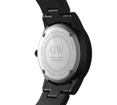 Daniel Wellington Iconic Link Black Ceramic Watch 32mm