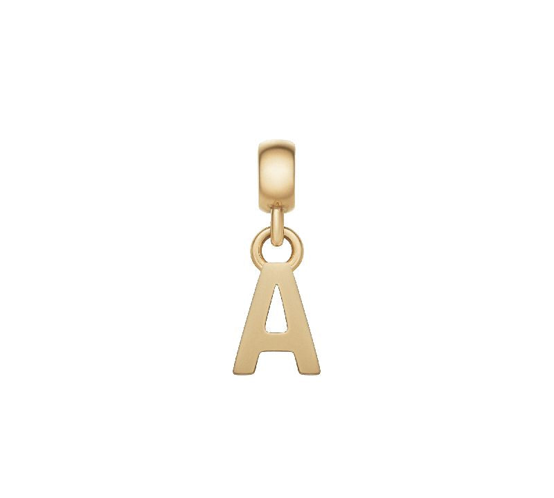Daniel Wellington Letter A Charm Gold