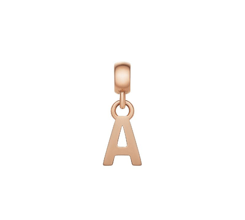 Daniel Wellington Letter A Charm Rose Gold