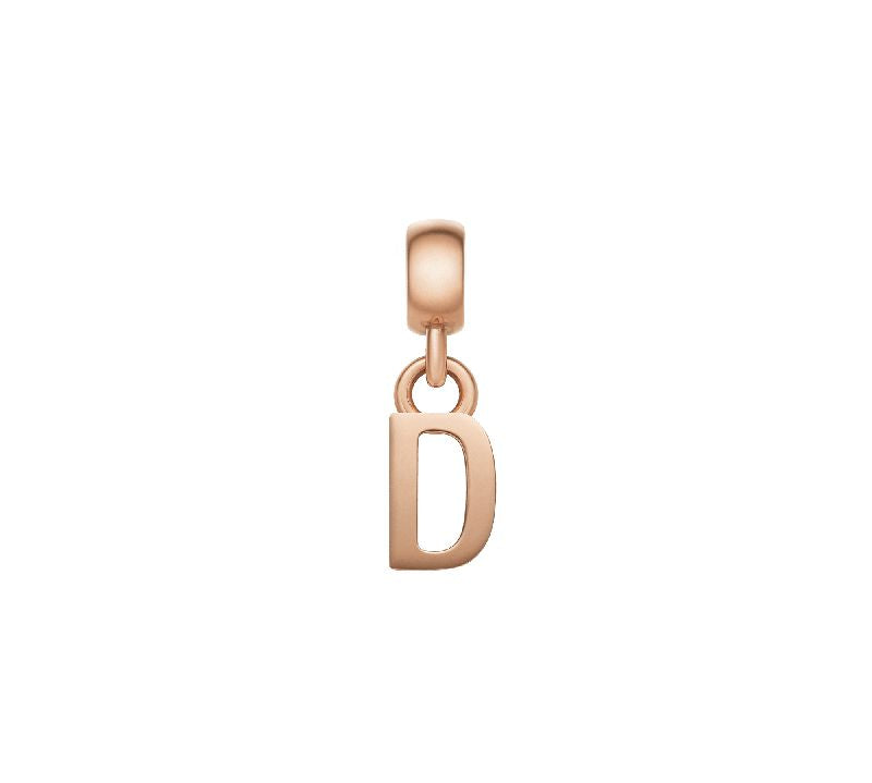 Daniel Wellington Letter D Charm Rose Gold