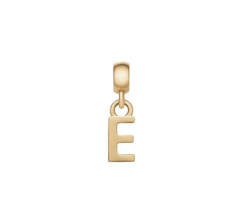 Daniel Wellington Letter E Charm Gold