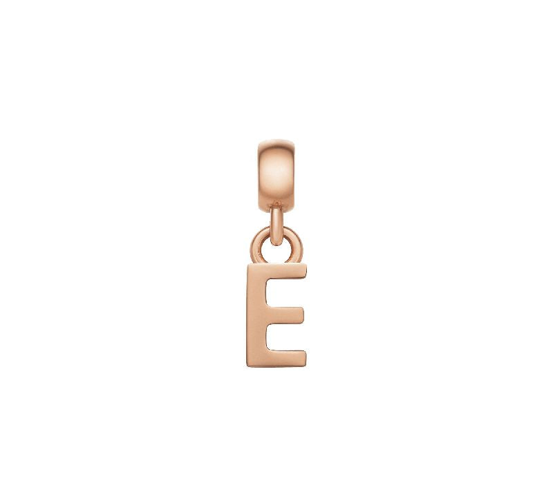 Daniel Wellington Letter E Charm Rose Gold