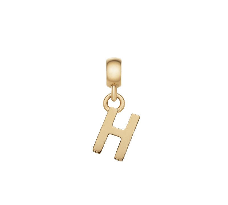 Daniel Wellington Letter H Charm Gold