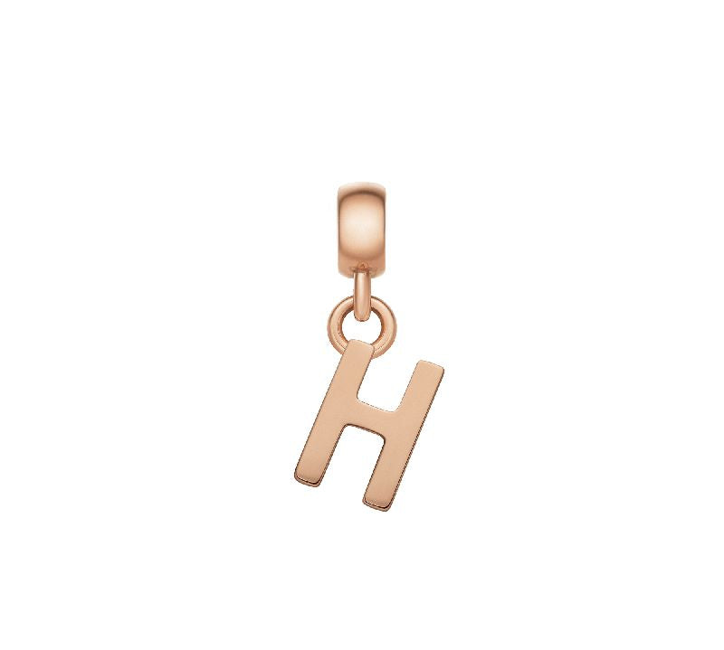 Daniel Wellington Letter H Charm Rose Gold