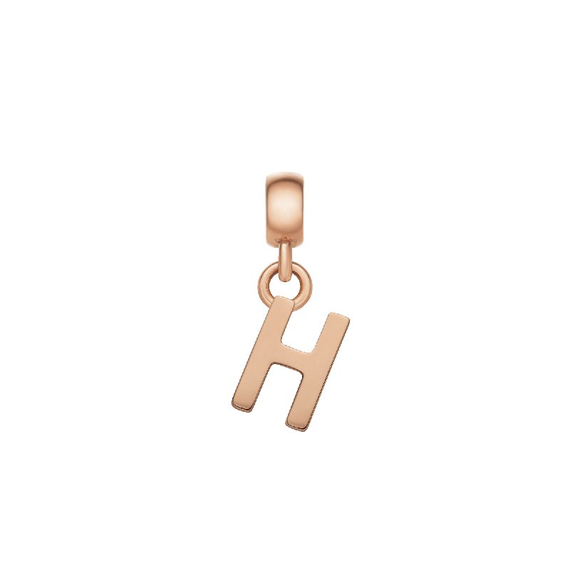 Daniel Wellington Letter H Charm Rose Gold
