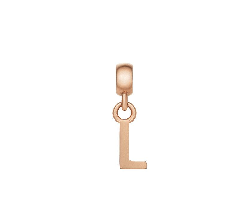 Daniel Wellington Letter L Charm Rose Gold