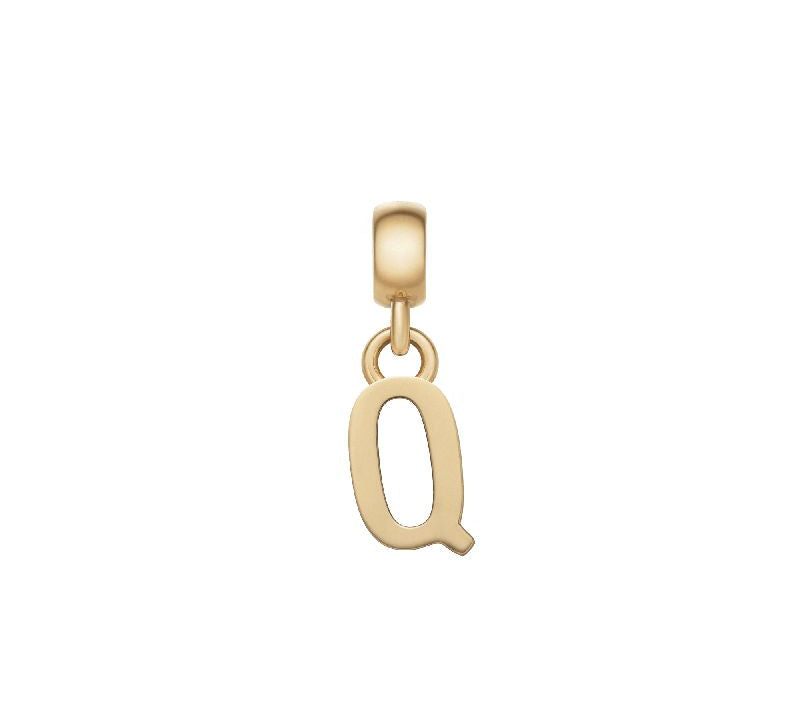 Daniel Wellington Letter Q Charm Gold