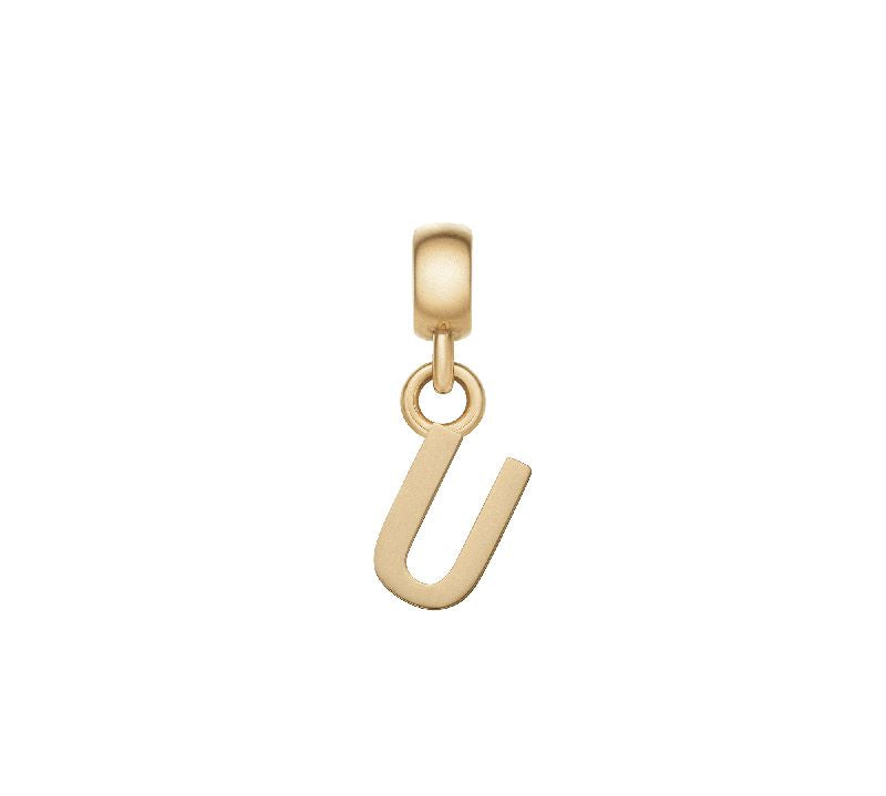 Daniel Wellington Letter U Charm Gold