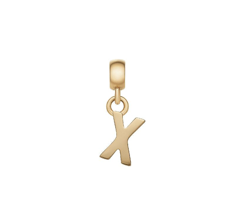Daniel Wellington Letter X Charm Gold