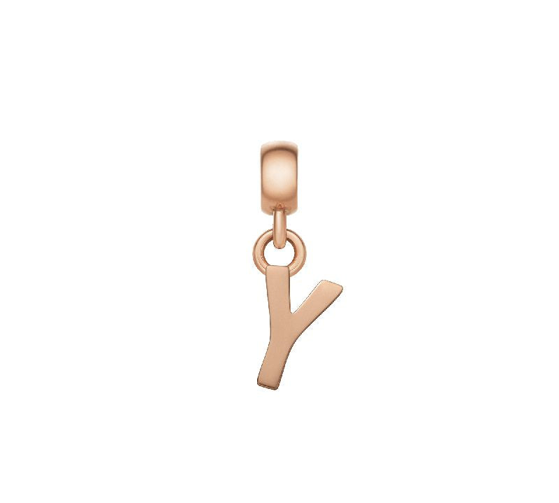 Daniel Wellington Letter Y Charm Rose Gold