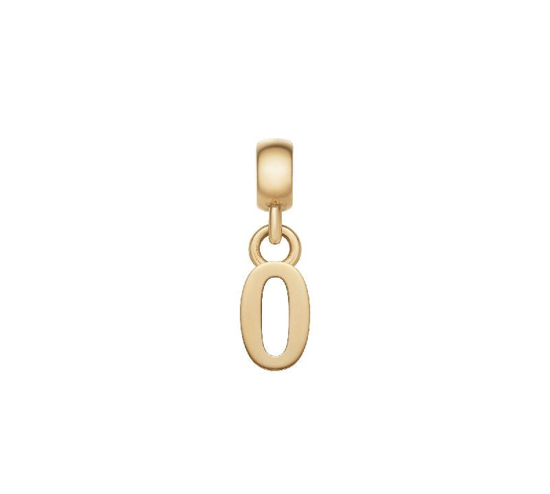 Daniel Wellington Number 0 Charm Gold