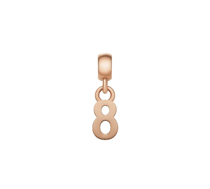Daniel Wellington Number 8 Charm Rose Gold