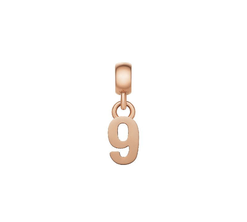 Daniel Wellington Number 9 Charm Rose Gold