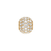 Daniel Wellington PavÃ© Orb White Crystal Charm Gold