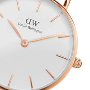 Daniel Wellington Petite Dover Rose Gold Eggshell White 28mm Watch