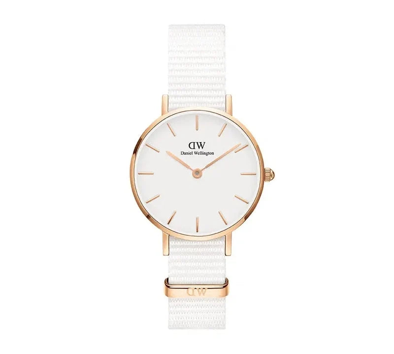 Daniel Wellington Petite Dover Rose Gold Eggshell White 28mm Watch