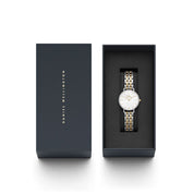 Daniel Wellington Petite Lumine Bezel 5-Link Two-Tone MOP 28mm