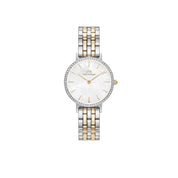Daniel Wellington Petite Lumine Bezel 5-Link Two-Tone MOP 28mm