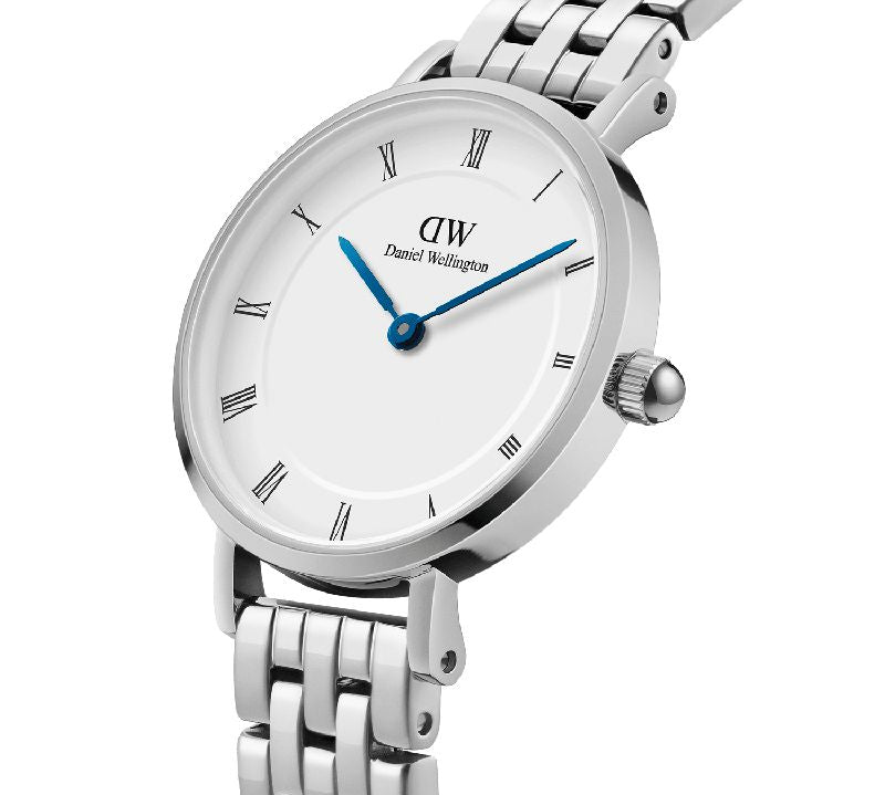 Daniel Wellington Petite Roman Numerals 5-Link Silver 28mm Watch