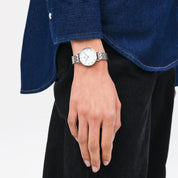 Daniel Wellington Petite Roman Numerals 5-Link Silver 28mm Watch