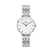 Daniel Wellington Petite Roman Numerals 5-Link Silver 28mm Watch