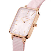 Daniel Wellington Quadro Coral Rose Gold Watch