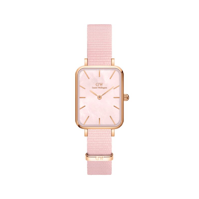 Daniel Wellington Quadro Coral Rose Gold Watch
