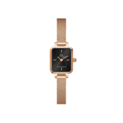 Daniel Wellington Quadro Mini-Onyx Onyx Sunray Rose Gold 15.4x18.2 Watch