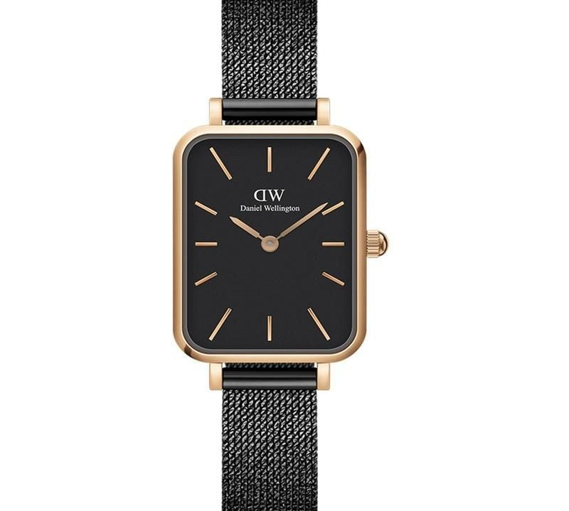 Daniel Wellington Quadro Pressed Ashfield Mesh Black