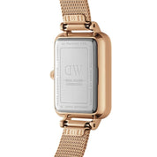 Daniel Wellington Quadro Pressed Melrose Gents Mesh Rose Gold White