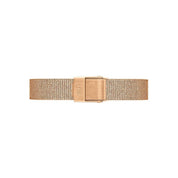 Daniel Wellington Quadro Pressed Melrose Gents Mesh Rose Gold White