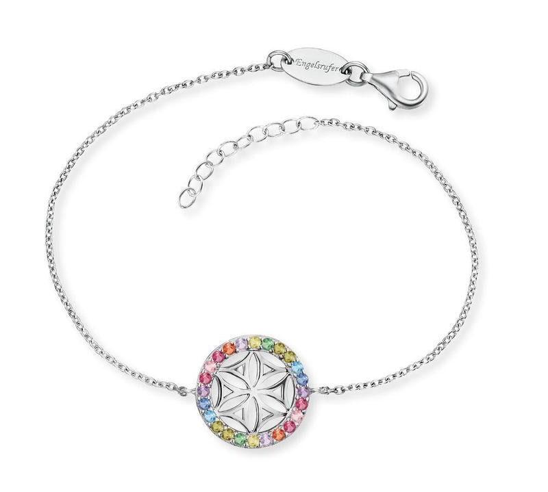 Engelsrufer Bracelet Flower of Life multicol CZ
