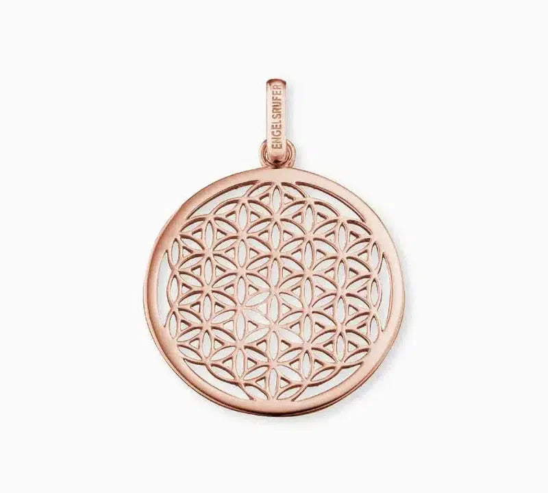 Engelsrufer Flower Of Life Pendant - Rose Gold