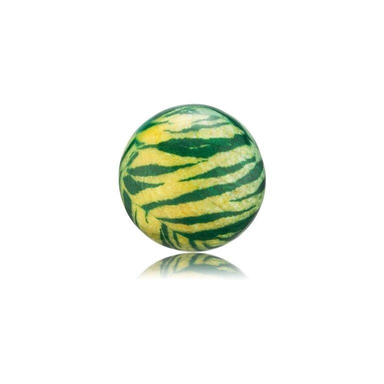 Engelsrufer Green / Yellow Zebra Pattern Sound Ball