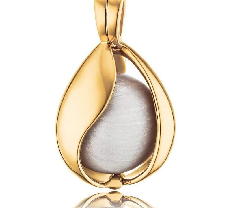 Engelsrufer Heaven's Tear Small Gold Sound Ball Pendant