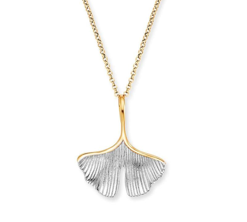 Engelsrufer Necklace Ginko Yellow Gold