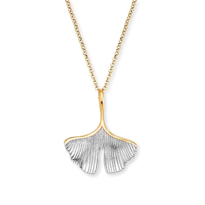 Engelsrufer Necklace Ginko Yellow Gold