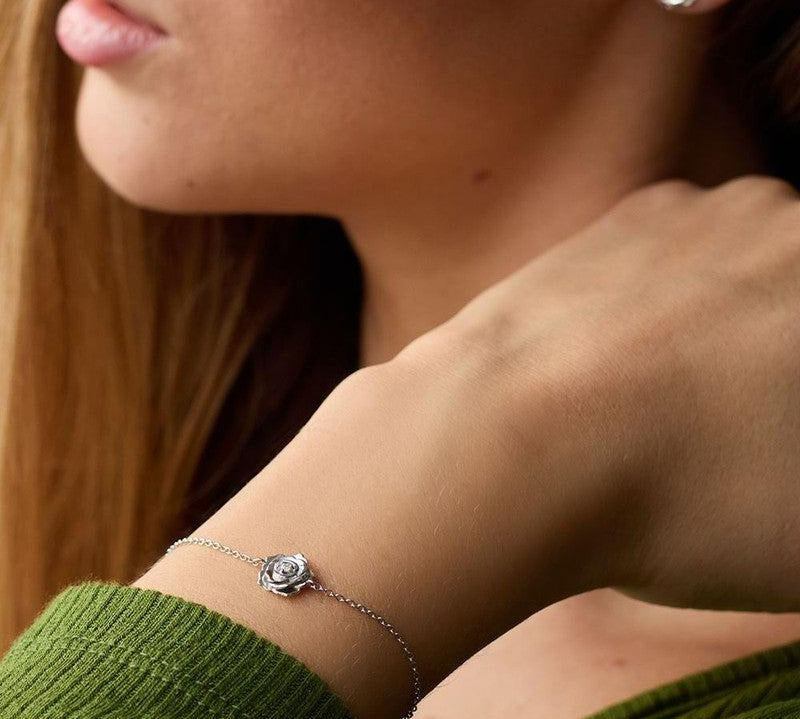 Engelsrufer Rose Silver Bracelet with Zirconia