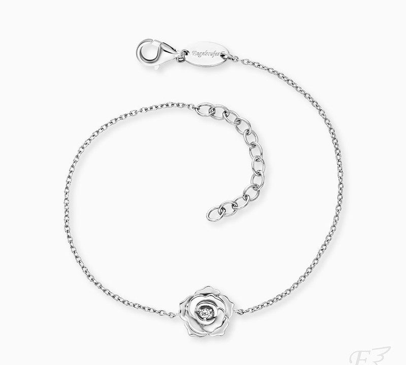 Engelsrufer Rose Silver Bracelet with Zirconia