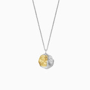 Engelsrufer Silver Bi-colour Sun, Moon & Stars Chain With Pendant