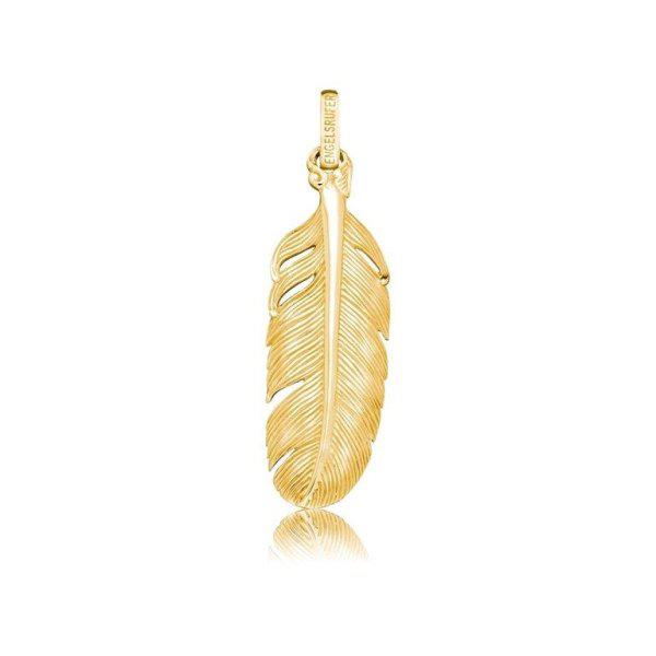 Engelsrufer Yellow Gold Feather Pendant