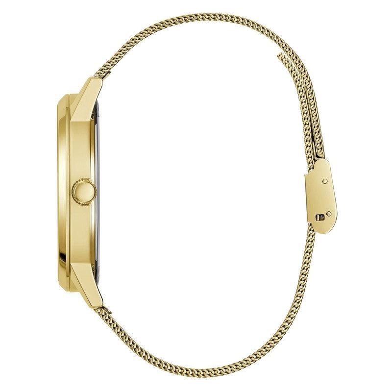 GUESS Mens Gold Tone Analog Watch GW0538G2