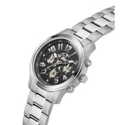 GUESS Mens Parker Silver Tone Multi-function Watch GW0627G1